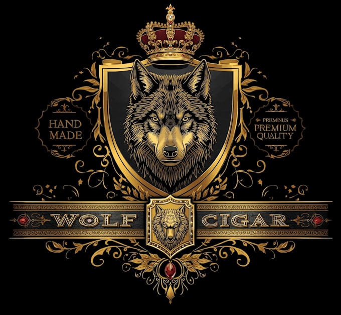 do premium cigar brands label logo or box design