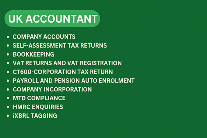 be your personal UK accountant
