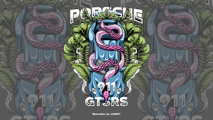 create bold streetwear illustration for merchandise