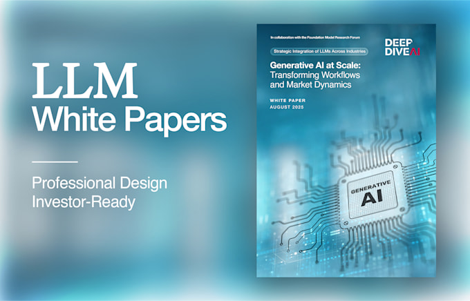design white papers for generative ai and llm startups
