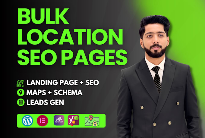 create mass, bulk location pages in wordpress for local SEO
