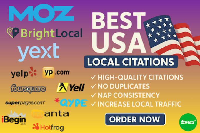 create USA citations or USA local citations