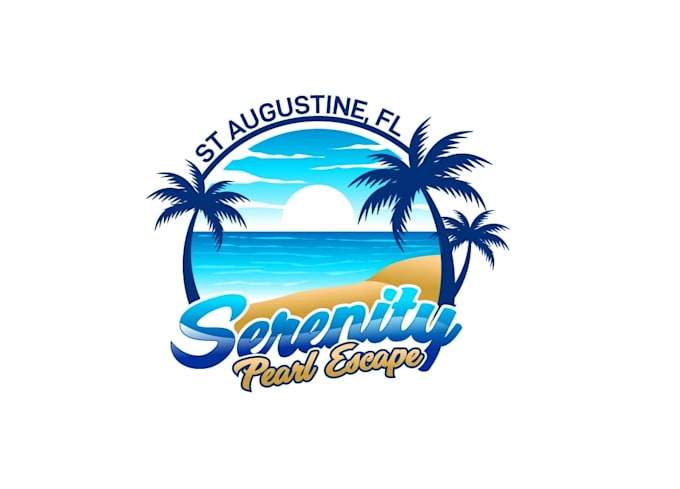 create creative and good looking beach logo design