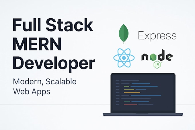 be your full stack web developer using mern stack
