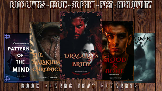 design best selling fantasy book cover, ebook cover  and kindle cover design