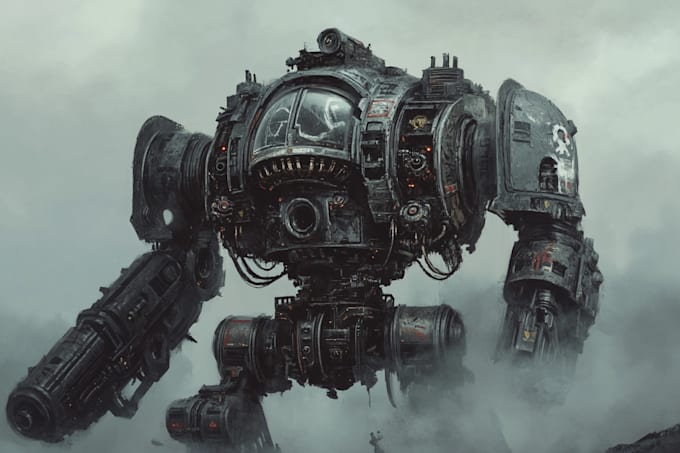 make detailed warhammer illustration, paint warhammer