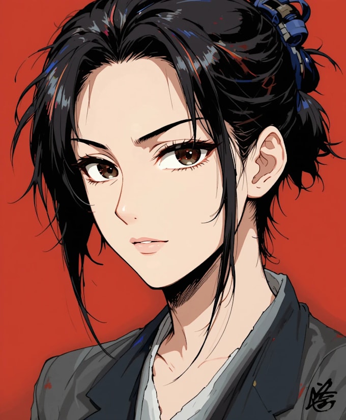 draw a manga character