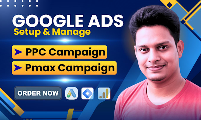 setup ROI based google ppc search ads pmax campaign as a sem specialist