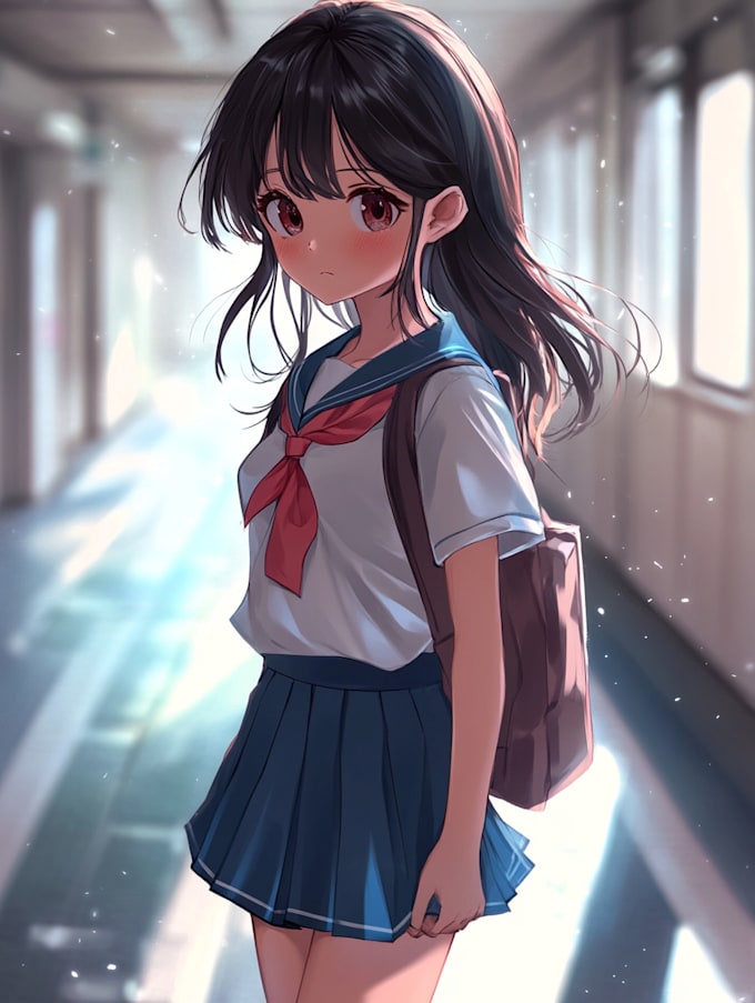 do anime or cartoon character illustration