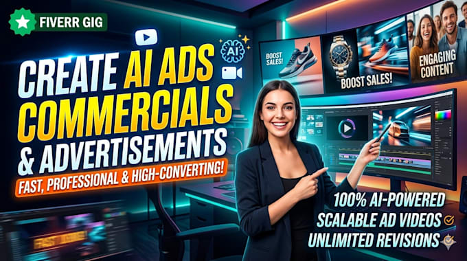 create professional ai commercials and advertisements