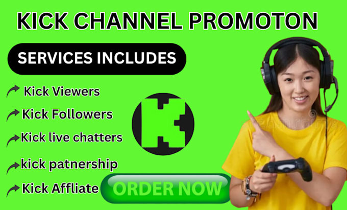 promote your kick channel to boost viewers and audience growth