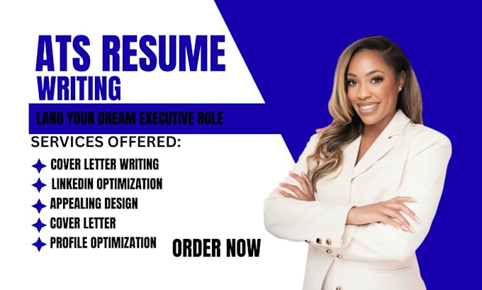 Write an ats friendly resume, cv, cover letter and linkedin by ...