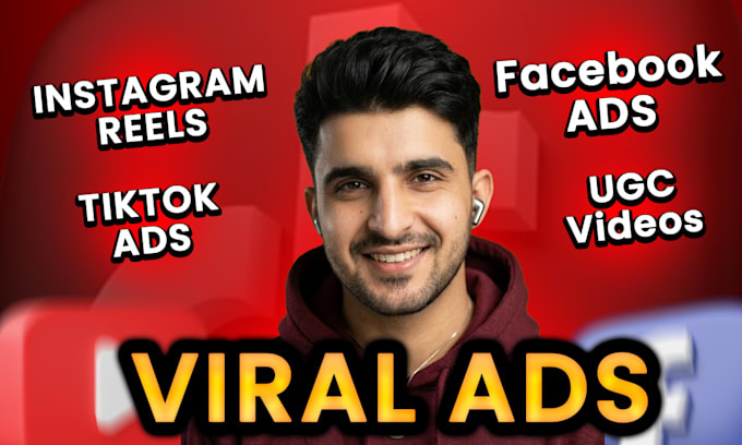 create high converting viral instagram reels tiktok, facebook ads and ugc videos