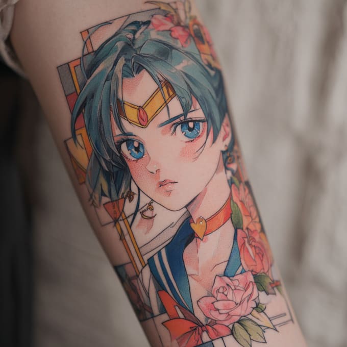 make your dream anime, manga tattoo design