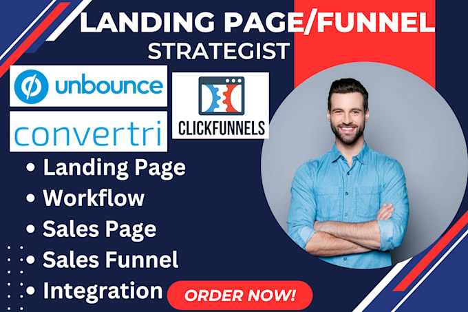 create high converting unbounce landing page clickfunnels instapage wordpress