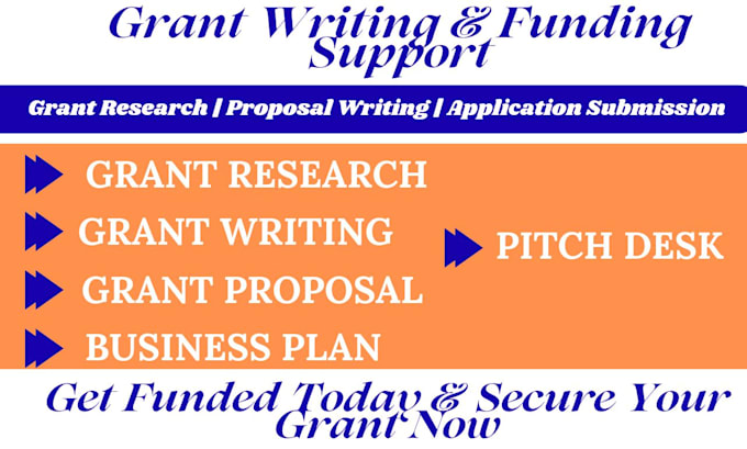 do grant research, grant writing, grant proposal, grant application submission