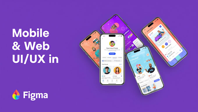 make figma app design, website UI UX design, UI UX design