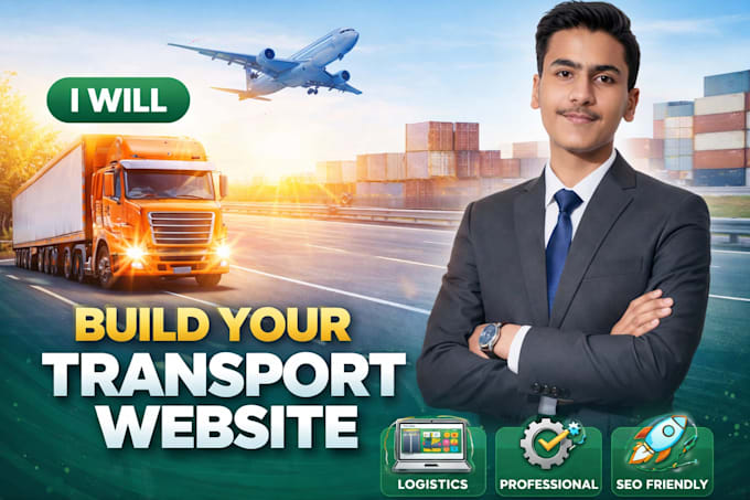 design a trucking, transport, or logistics business website