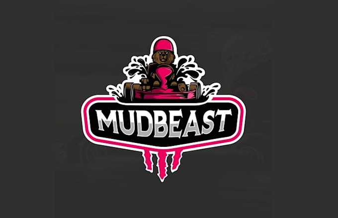 design mud beast line off road logo