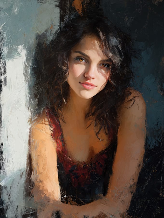 do  digital oil painting