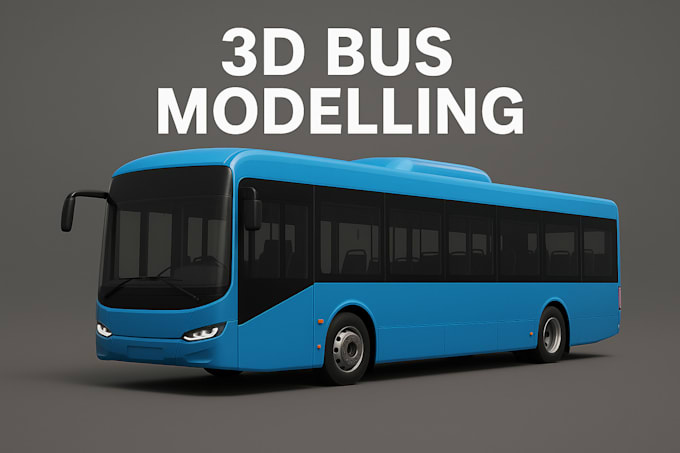 Design bus modelling, truck, cars, by Henryedward6 | Fiverr