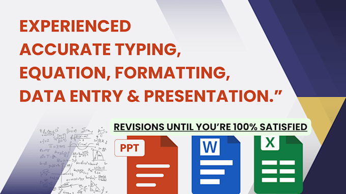 fast and accurate typing, retyping, and equation formatting