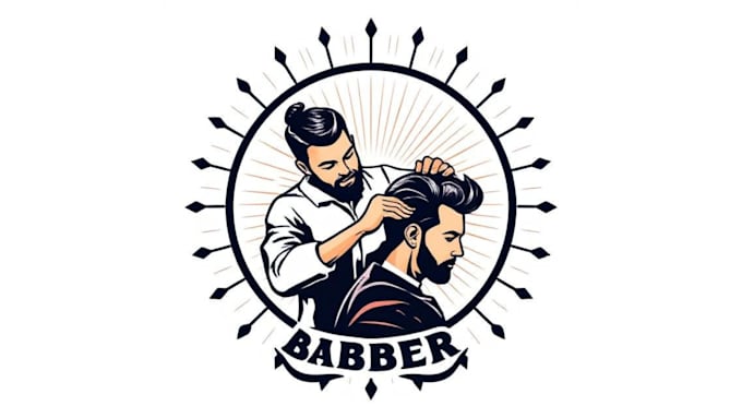 make a professional silhouette logo to black and white