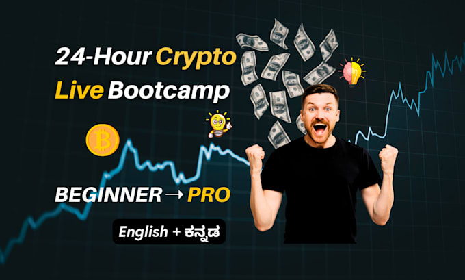 teach complete beginner crypto trading course within 24hr