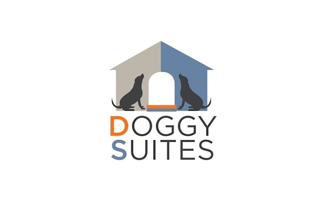 design beautiful dog house builders logo