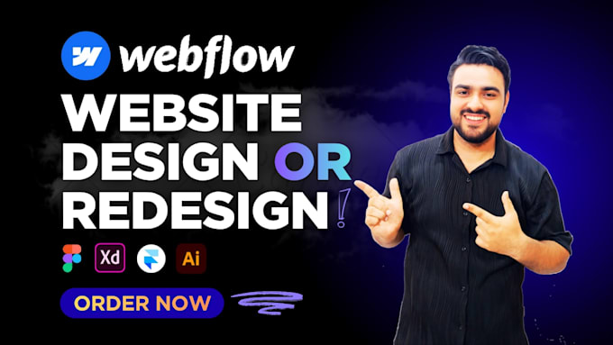 Design and redesign webflow website, webflow development, figma to ...
