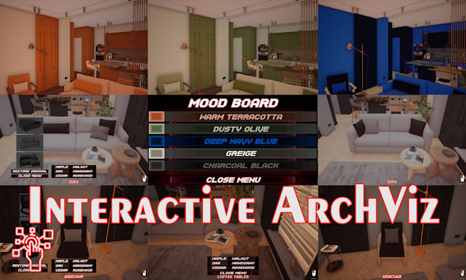 create interactive archviz scenes in unreal engine 5