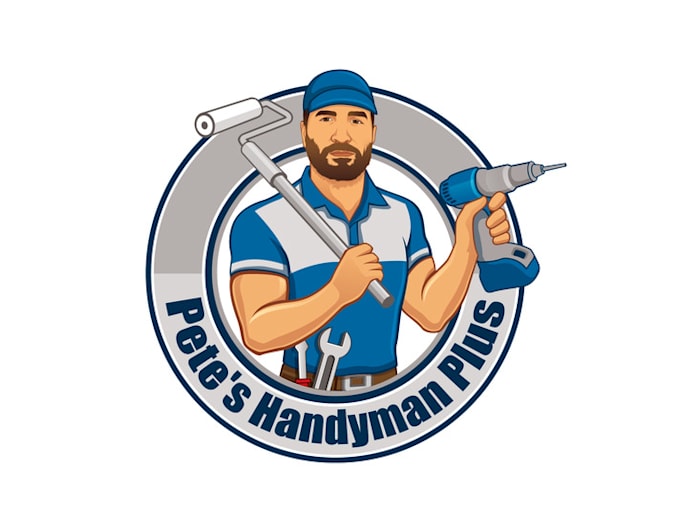 make motivation a handyman logo for home handy work