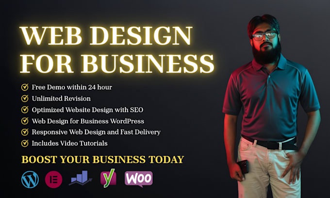 create a modern and SEO friendly wordpress website using elementor