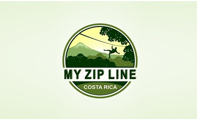 design aesthetics awesome logo for new a zip line website