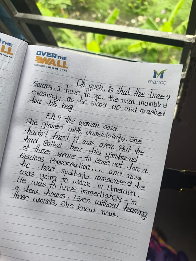 handwrite notes and letters