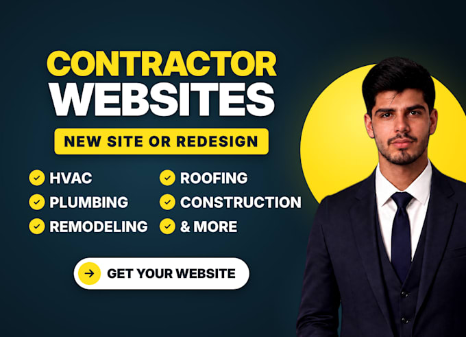 do hvac, roofing, construction, pressure washing, plumbing, remodeling website