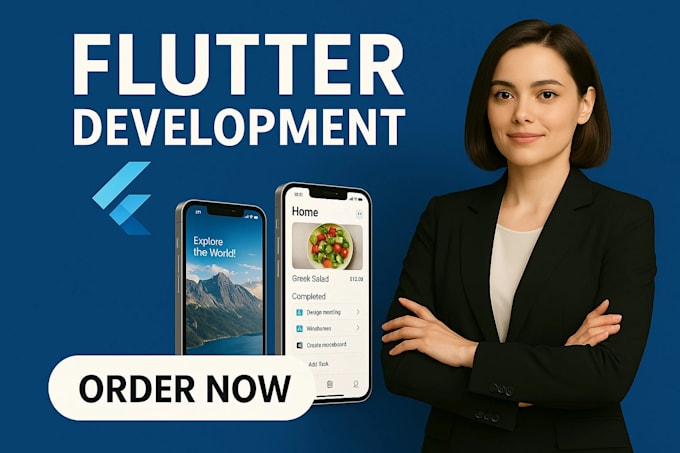 Be your flutter firebase developer for flutter app by Farwakhan93 | Fiverr