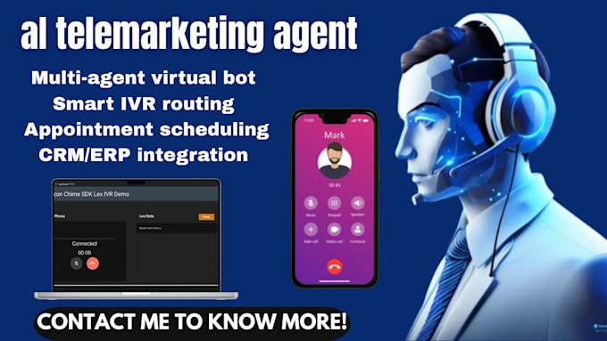 build saas ai telemarketing agent, multi agent virtual bot auto dialer ai ivr