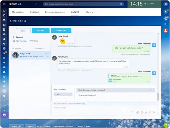 setup bitrix24 CRM bitrix24 website automation bitrix24 landing page