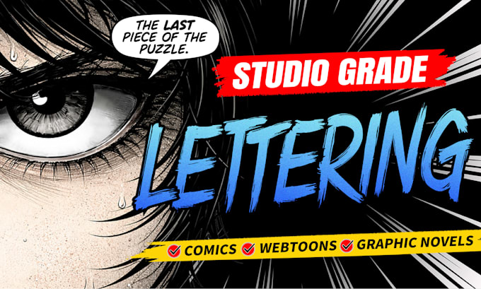 letter your manga, graphic novel, or comic pages