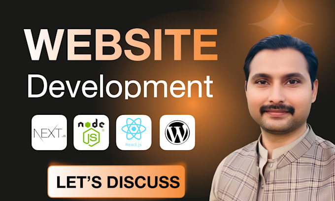 do website development as full stack web developer next js react HTML CSS