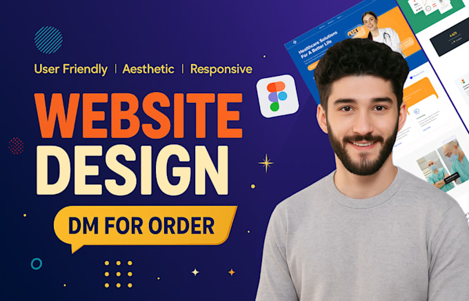 design modern figma website uiux and responsive landing page