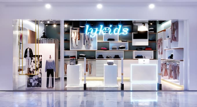 Revolve Storefront Renovate retail store interior,fashion boutique design,cgi shelving ...