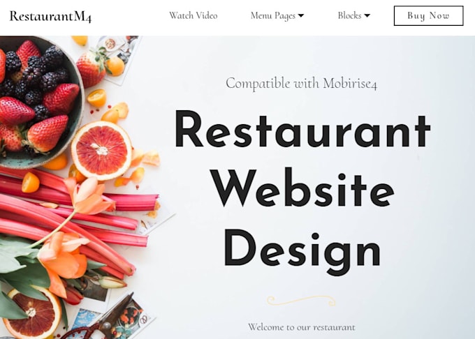 build a wordpress restaurant website with food menu ordering