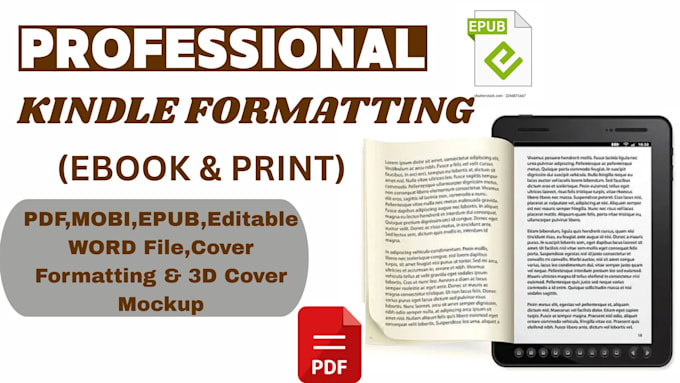 do book formatting kindle ebook formatting and paperback formatting for KDP