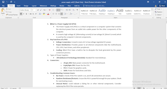 do good in word and excel and it is my hobby