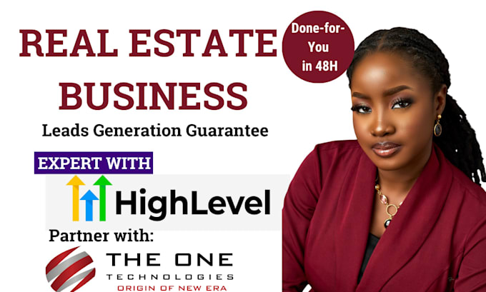 generate real estate leads brokerage leads ghl landing page gohighlevel website