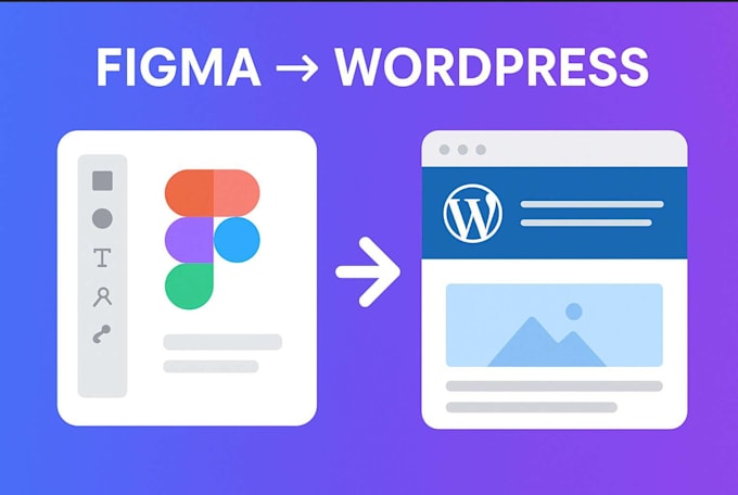 figma to wordpress conversion with responsive and pixel perfect design
