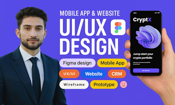 design custom UI UX design for website and mobile app in figma