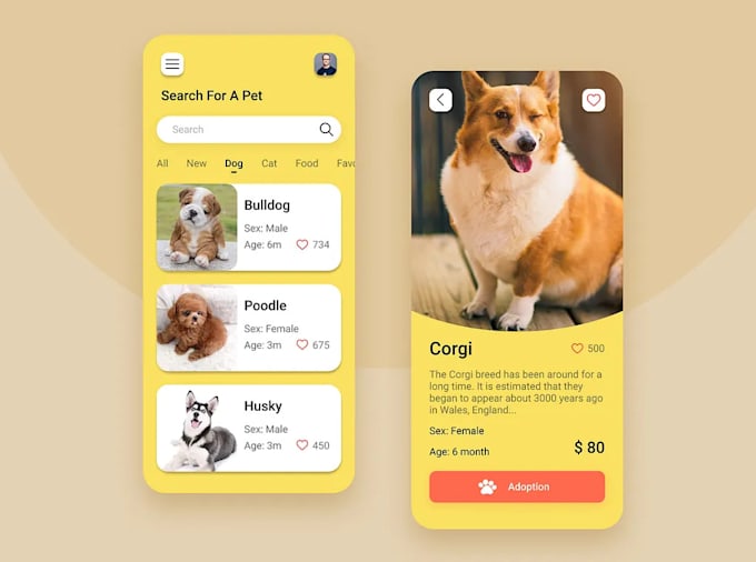 build profitable pet store app or website, pet boutique app, pet accessories app